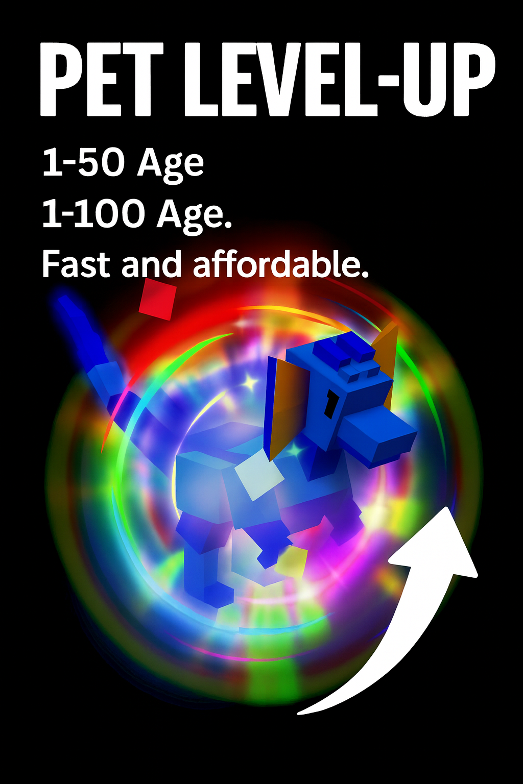 MMOJUGG Grow A Garden Pet Level-up Details View of Item Function and Use